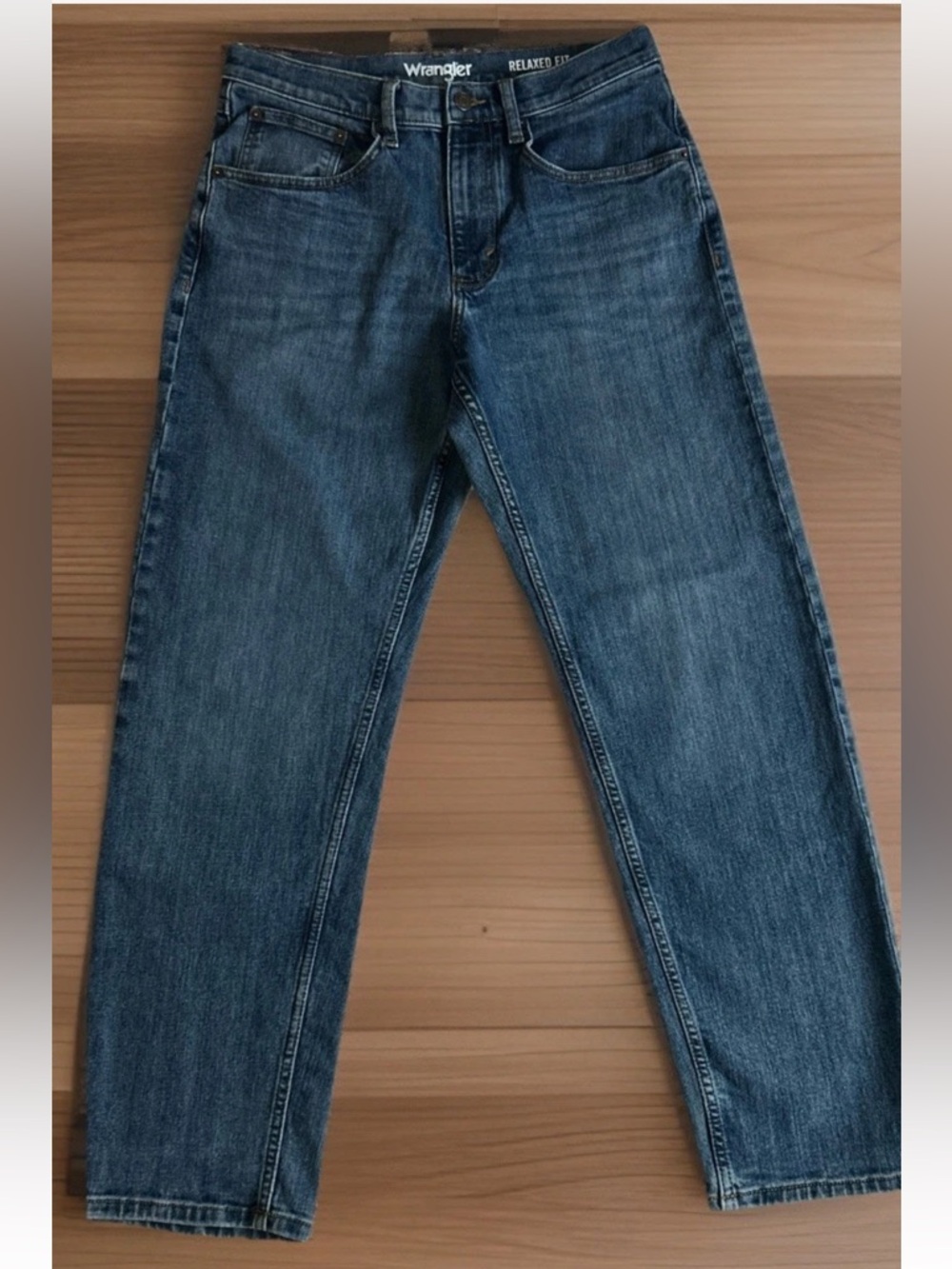 Wrangler Men's Cowboy Western Jeans Relaxed Fit Straight Leg 30x30